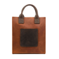 Cognac Genuine Leather Tote Bag - The Republic