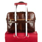 Bruine Leren Briefcase Laptoptas - ORLANDO