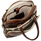 Bruine Leren Briefcase Laptoptas - ORLANDO