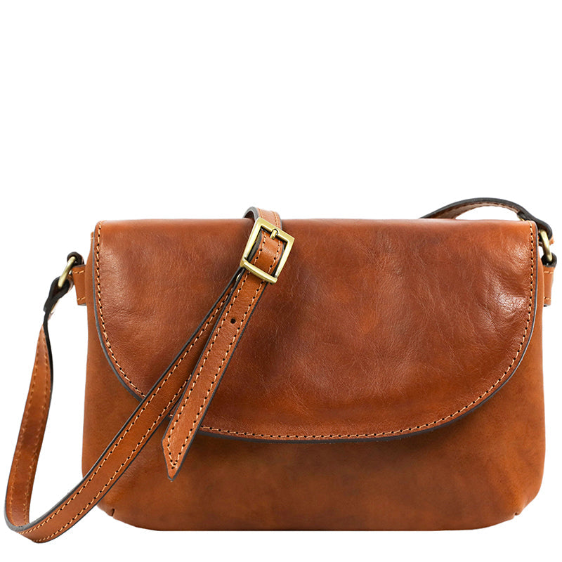 Leren Cross Body Tas - Sister Carrie